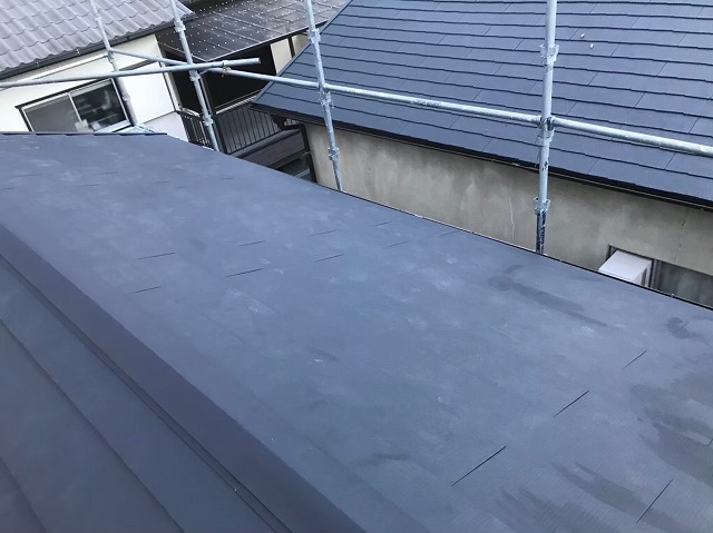 黒いガルテクトへ葺き替え