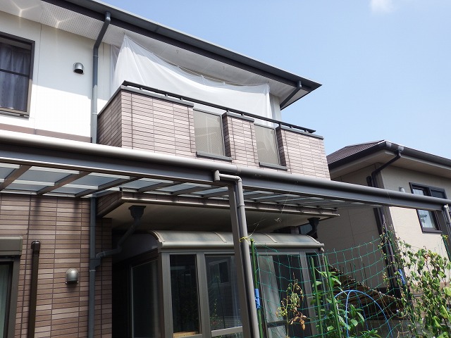 2階バルコニー周辺の様子