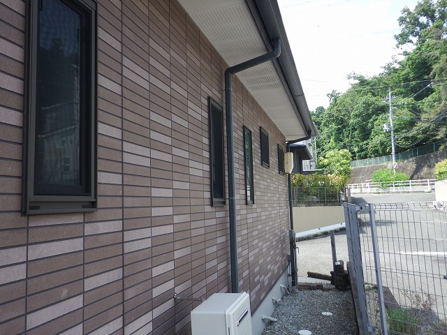 一階部分の外壁の様子