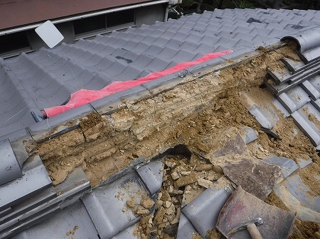 谷部干渉棟瓦解体