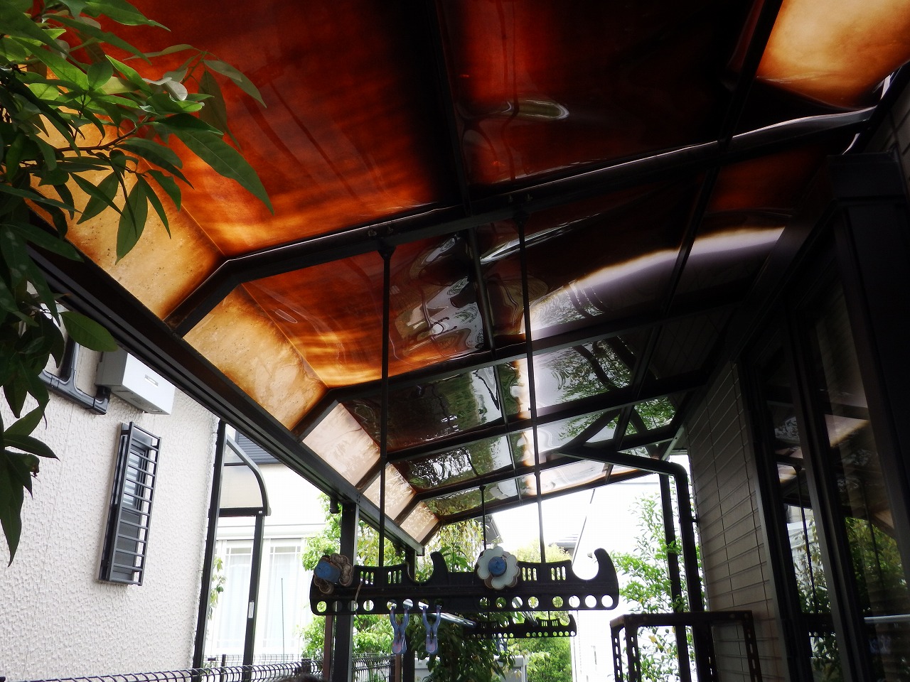 生駒市のテラス屋根の無料点検