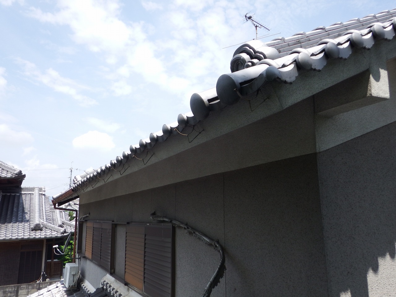 橿原市の雨樋工事、雨樋撤去