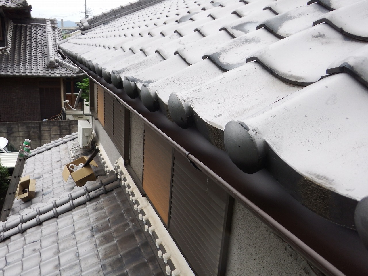 橿原市の雨樋工事、雨樋設置