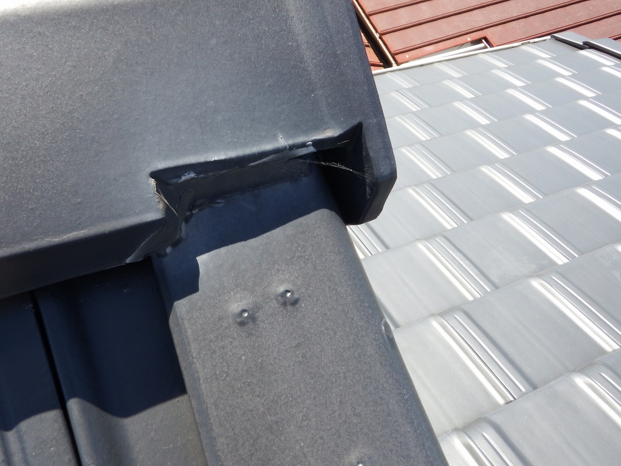 奈良のリフォーム工事、屋根の現調