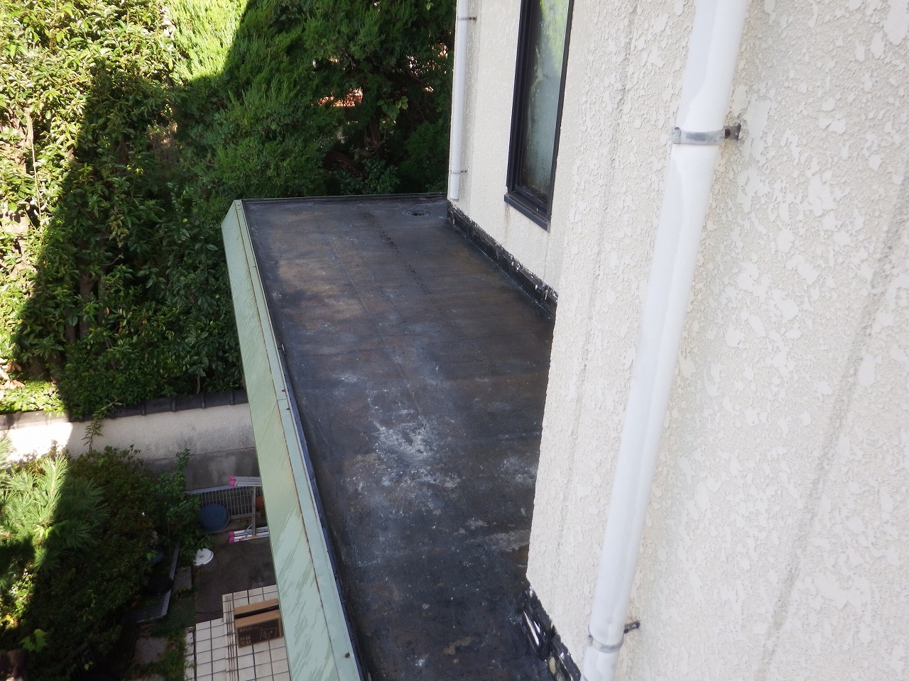 生駒市の下屋根、現調