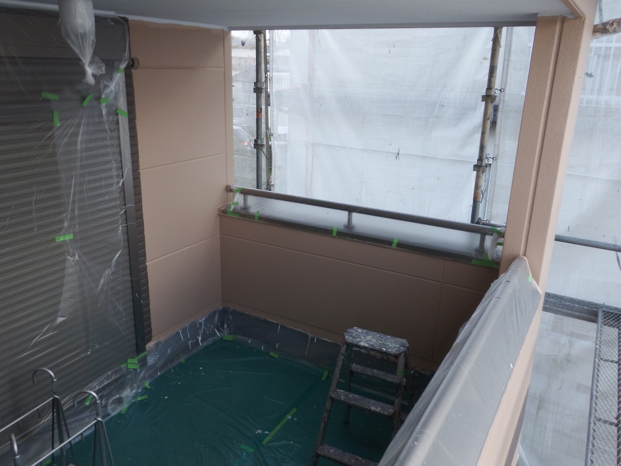 奈良市の外壁塗装作業後