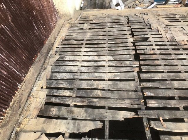 野地板バラ板のメンテナンス