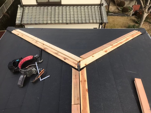 屋根材設置