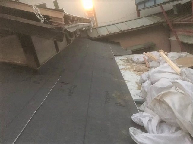 桜井市　防水シート　設置