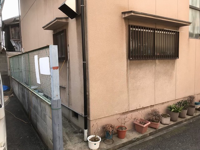 天理市　雨樋　設置