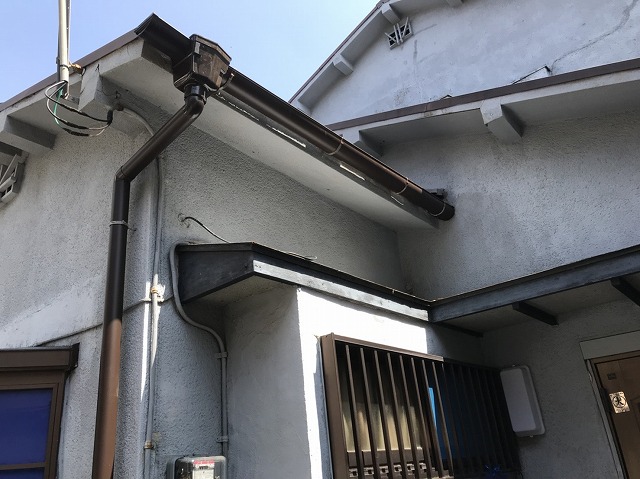 天理市　雨樋交換　施工後
