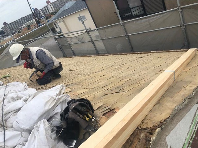 土葺きの撤去と砂袋