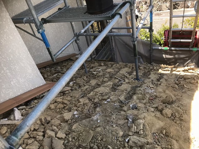 下屋の取り合い部分