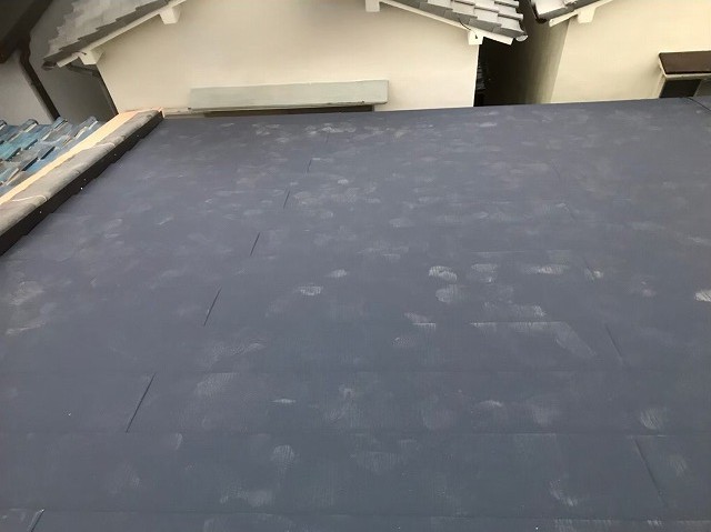 奈良市でガルテクトへの屋根葺き替え完了