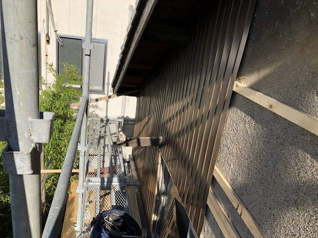 橿原市　プリント鋼板　設置