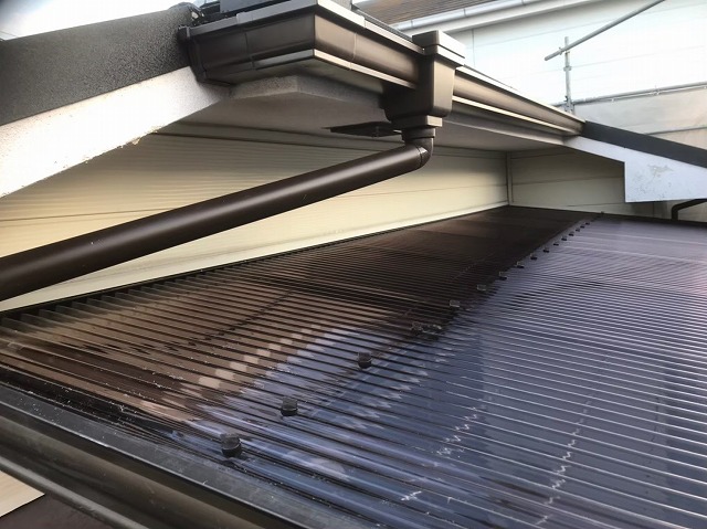 橿原市　ベランダ波板　施工後