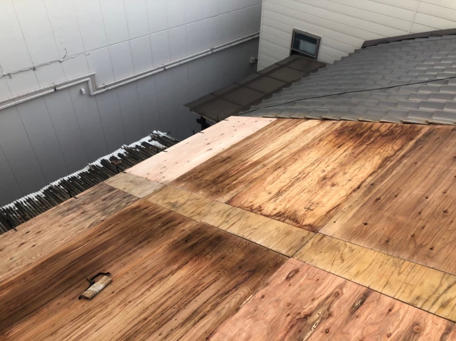 奈良市　構造用合板　増し張り