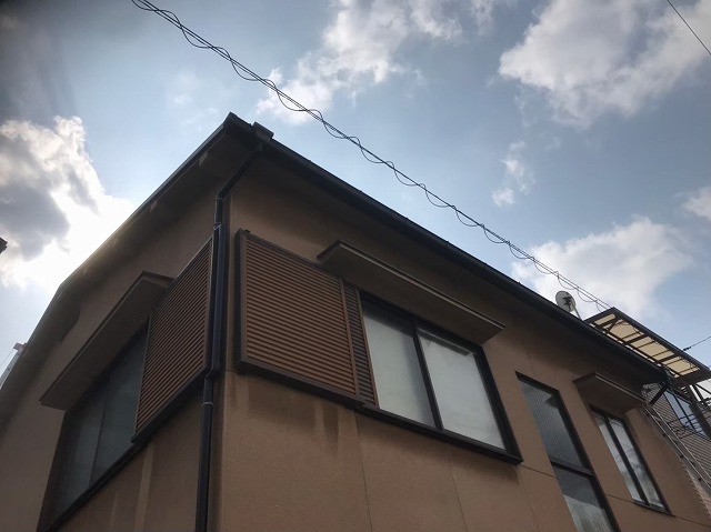 天理市　雨樋　設置