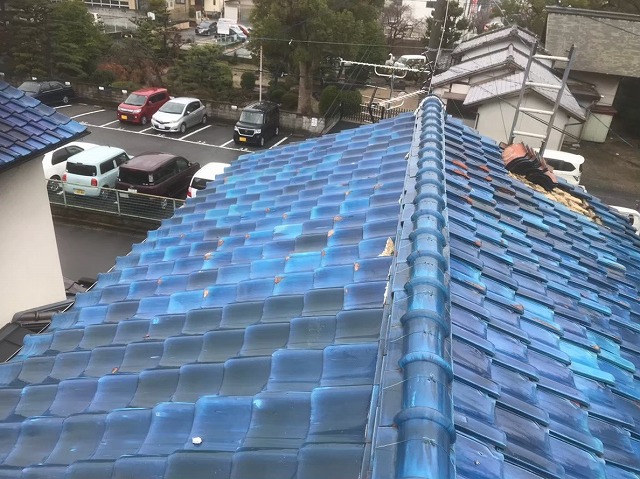 葛城市　釉薬瓦　無料点検