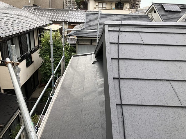 王寺町の耐久性に高いスーパーガルテクト屋根