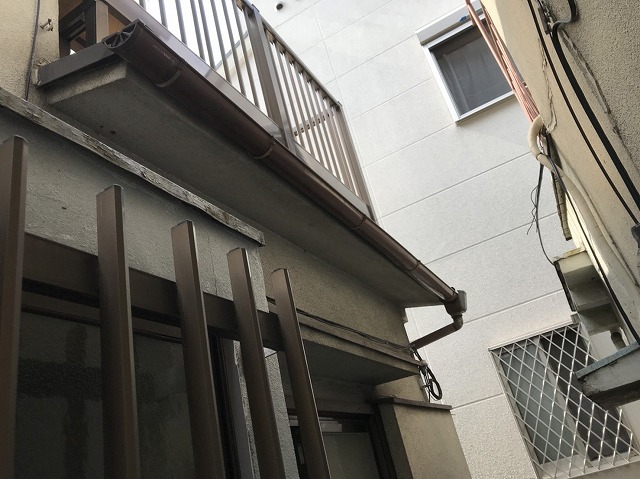 天理市　雨樋交換　施工前