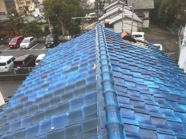 葛城市　釉薬瓦　無料点検