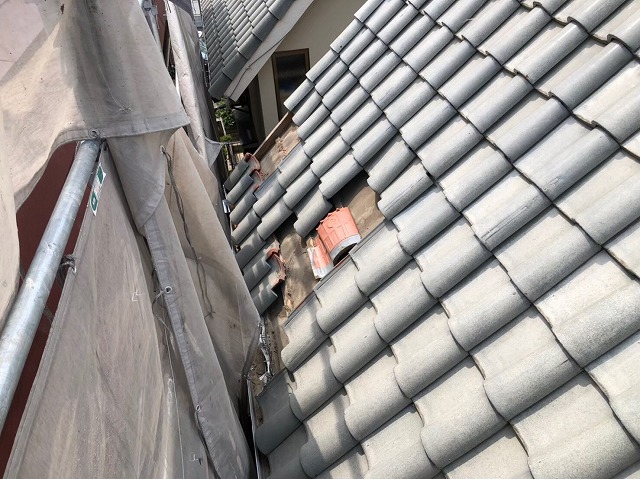 斑鳩町で瓦屋根の無料点検