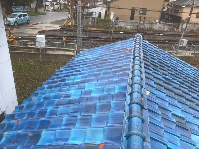 葛城市　釉薬瓦　無料点検