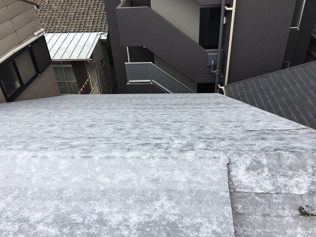 屋根材撤去後写真