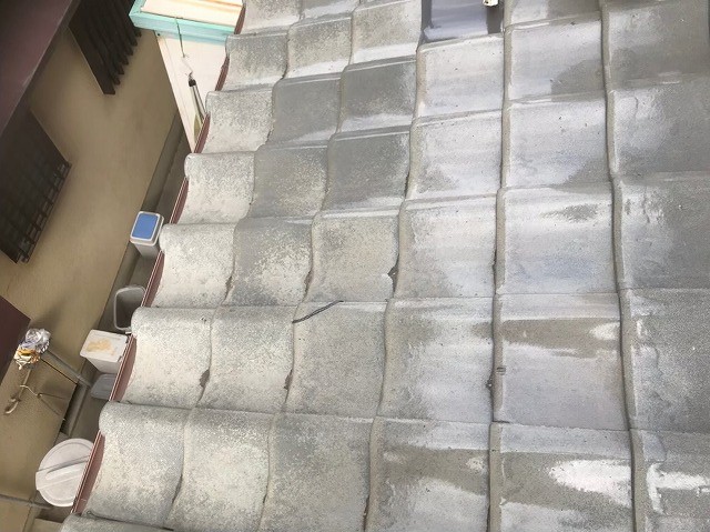 広陵町で平瓦に瓦の欠け