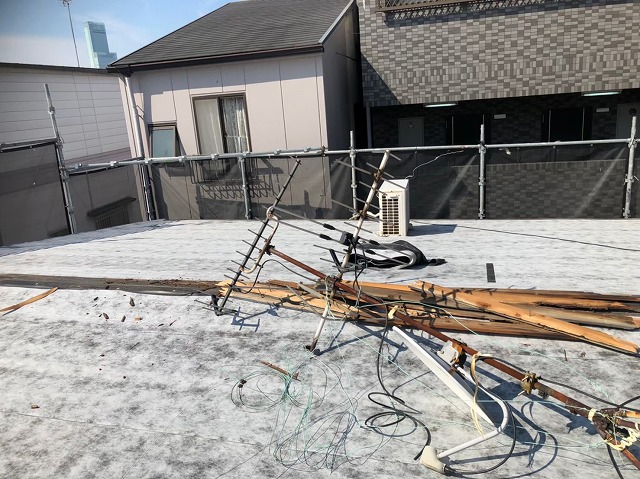 カバー工法でガルテクトへ