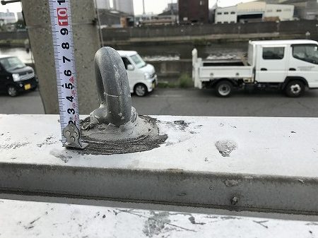 吊りボルト根元の近接状況