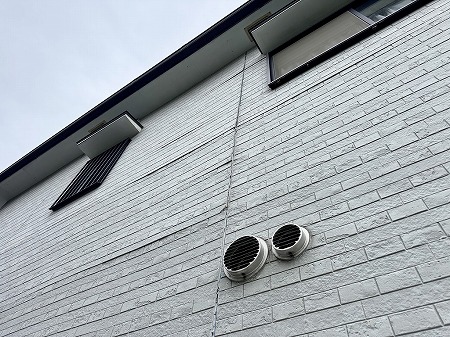 外壁目地の劣化確認