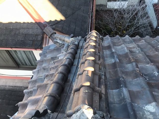瓦屋根の経年劣化