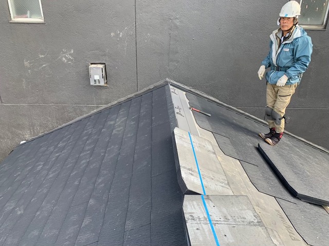 ケイミュー社コロニアルクワッド設置