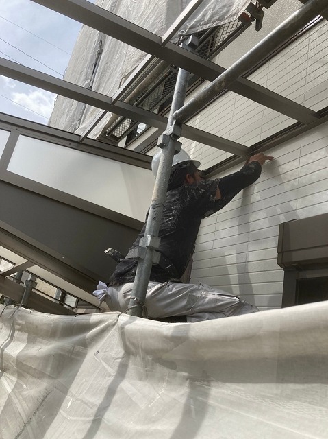 塗装面の最終チェックです