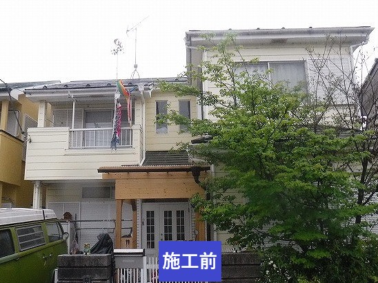 外壁塗装施工前写真