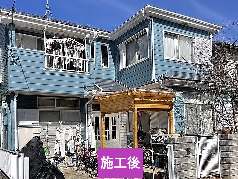 外壁塗装施工後写真