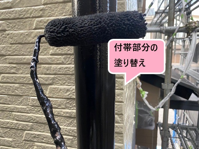 付帯部分の塗り替え