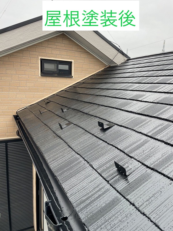 屋根塗装後