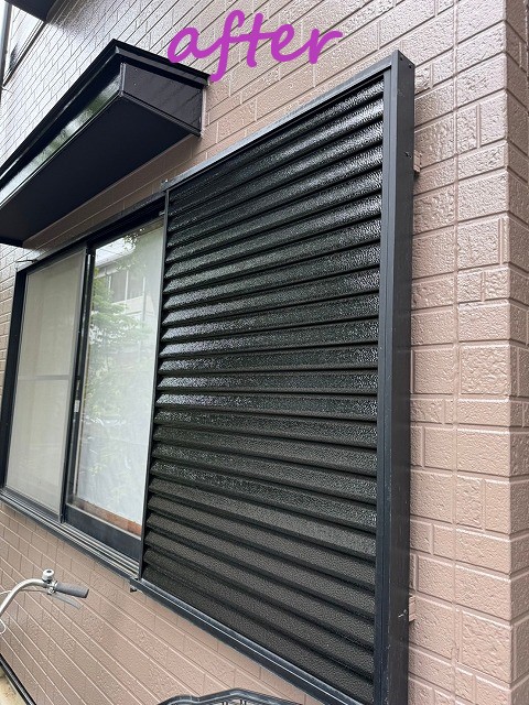 付帯部分塗装後