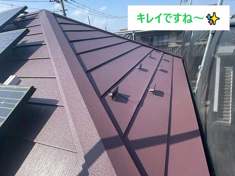 パミール屋根からスーパーガルテクトへカバー工法