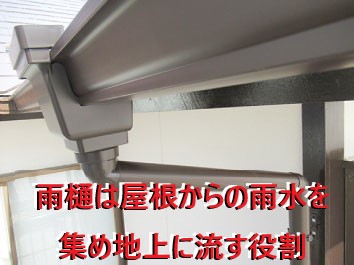 雨樋掃除の味方　落ち葉除けネット設置