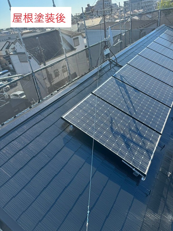 屋根塗装後