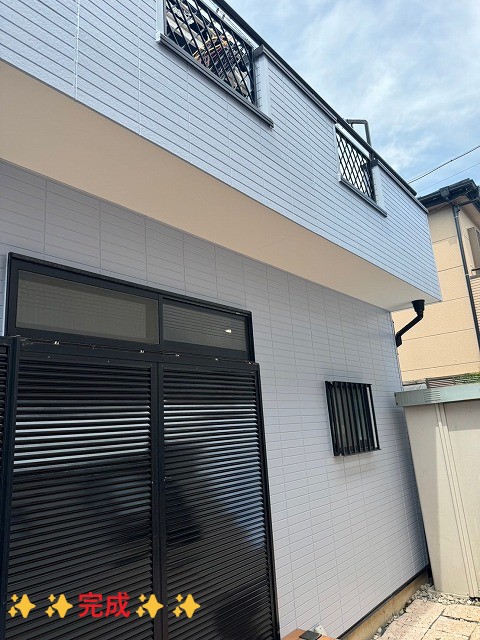 外壁ペンキ塗り替え完成