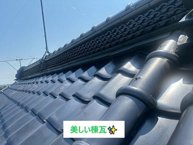 瓦屋根の劣化に多い漆喰　庭に白い塊が落ちていたら要注意