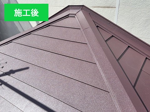 パミール屋根からスーパーガルテクトへカバー工法