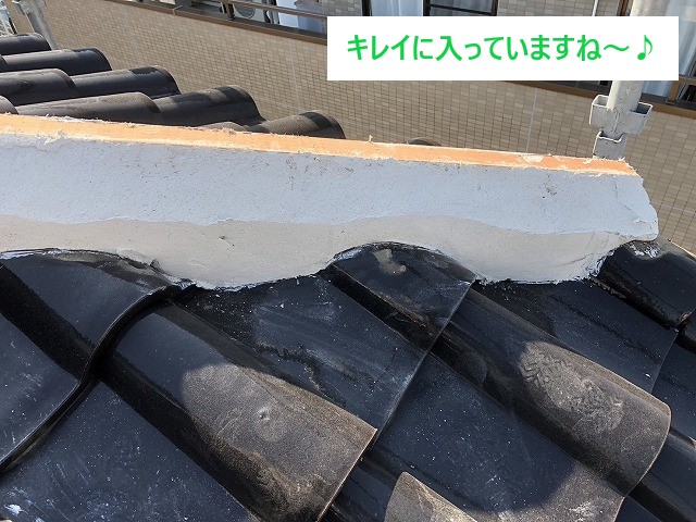 南蛮漆喰の施工状況