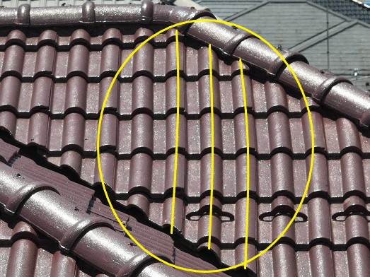 モニエル瓦の葺き直し＆塗装