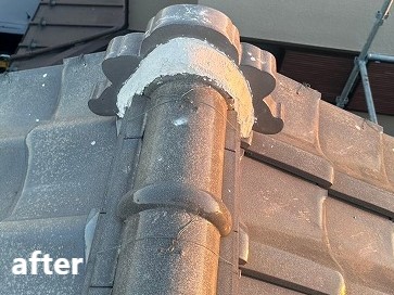 瓦修理　棟瓦の漆喰補修で安心を手に入れましょう♪